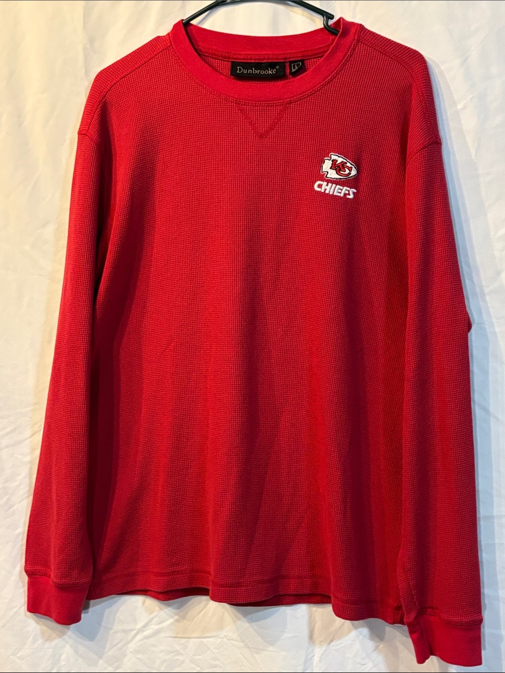 Kansas City Chiefs Waffle Knit Thermal Long Sleeve Shirt